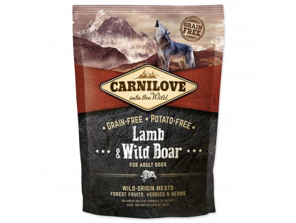 CARNILOVE Lamb & Wild Boar for Dog Adult 1,5 kg