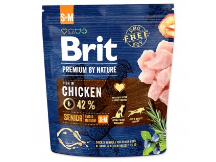 BRIT Premium by Nature Senior S+M 1 kg