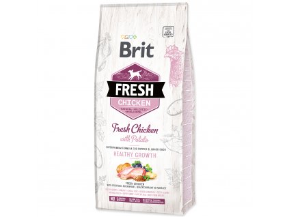 BRIT Fresh Chicken with Potato Puppy Healthy Growth 12 kg