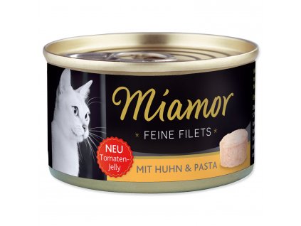 Konzerva MIAMOR Feine Filets kuře + těstoviny v želé - KARTON (24ks) 100 g