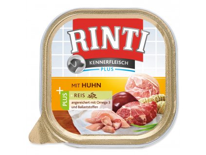 Vanička RINTI Kennerfleisch kuře + rýže - KARTON (9ks) 300 g