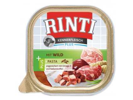 Vanička RINTI Kennerfleisch zvěřina + těstoviny - KARTON (9ks) 300 g