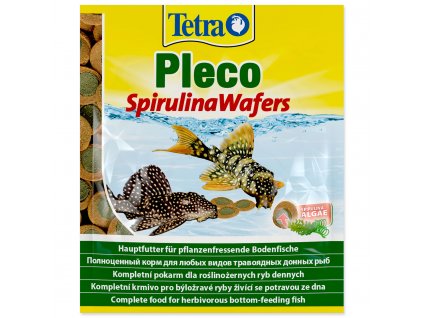 TETRA Pleco SpirulinaWafers sáček - KARTON (25ks) 15 g