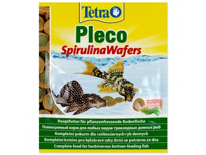 TETRA Pleco SpirulinaWafers sáček - KARTON (300ks) 15 g