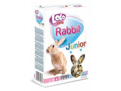 LOLO JUNIOR kompl. krmivo pro králíky 8-12 měs.400g krabička