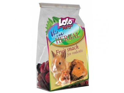 LOLOPets VITA HERBAL ovocný snack pro hlodavce 50 g-DOPRODEJ