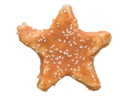 Denta Fun Chicken Star [150 ks], buvolí hvězdičky v kuřecím mase, 9 cm/ 30 g