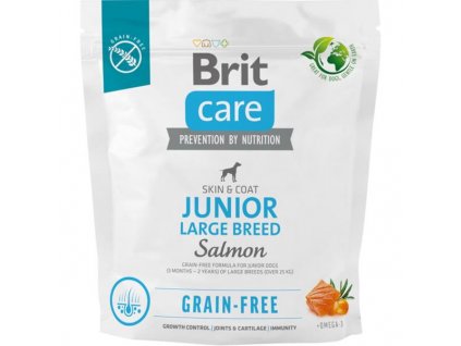 Brit Care Dog Grain-free Junior Large Breed Salmon 1 kg
