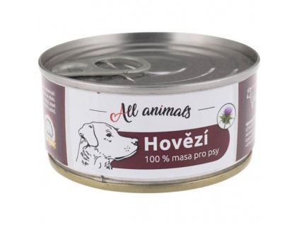 ALL ANIMALS konz. pro psy hovězí mleté 100g