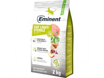 Eminent Cat Light/Sterile 2 kg