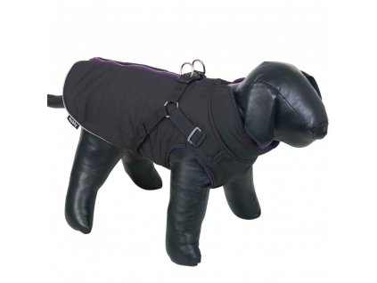 Nobby obleček pro psy SOBAK 2v1 20 cm černá-purpurová