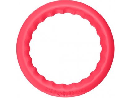 Hračka tréninkový pěnový kruh červený 20cm PitchDog