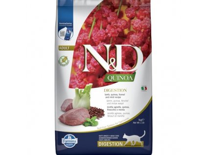 N&D QUINOA Cat Digestion, Lamb & Fennel Adult 5 kg