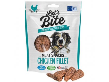Brit DOG Let’s Bite Meat Snacks Chicken Fillet 300 g