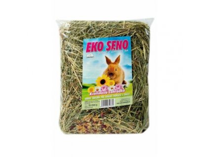 EKO seno 25 l/500 g květinová zahrádka