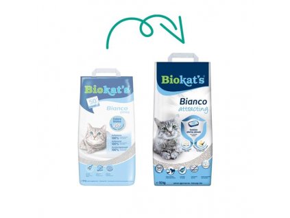 Podestýlka Cat Biokat's Bianco Attracting 10 kg