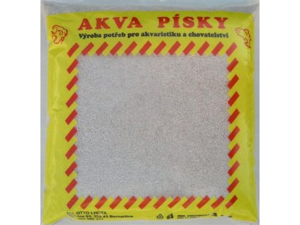 Písek akvarijní Akva č.1 - bílý říční jemný 3 kg