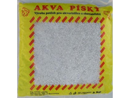 Písek akvarijní Akva č.11 - bílý 3 kg 2 - 4 mm