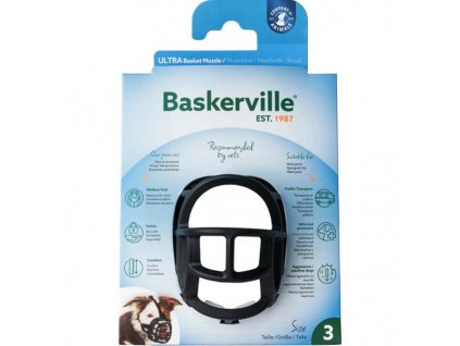 Náhubek plast Baskerville černý Company of Animals vel. 3
