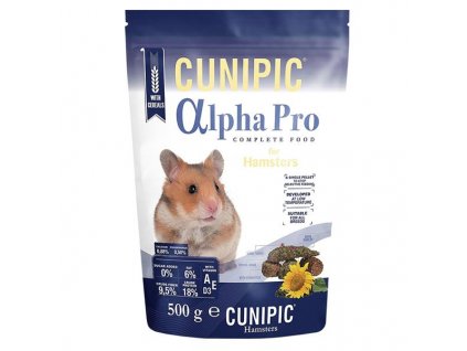 Cunipic Alpha Pro Hamster - křeček 500 g  + 3% SLEVA Slevový kupón: extra