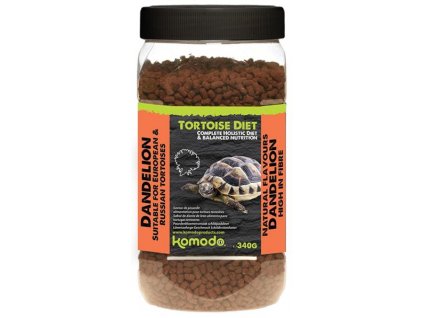 Komodo Tort. Diet - suchoz. želva, pampeliška 340g