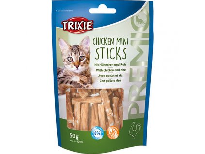 Premio MINI STICKS - mini tyčinky kuřecí s rýží 50 g