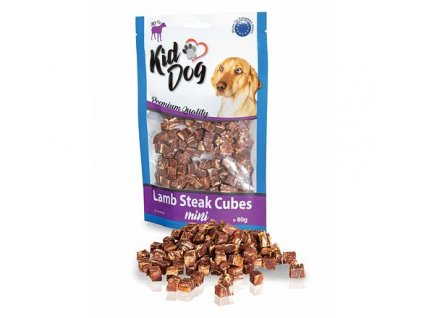 KIDDOG mini kostičky z jehněčího masíčka 80 g