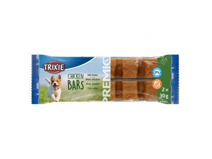 PREMIO Chicken Bars, žvýkací tyčinky s 80% kuřecího masa, 2 x 30g - DOPRODEJ