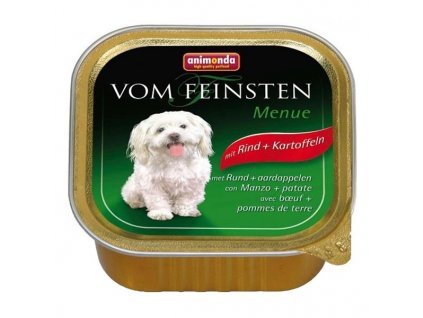 Animonda VomFeinsten Menue dog van. - hovězí, brambor 150 g