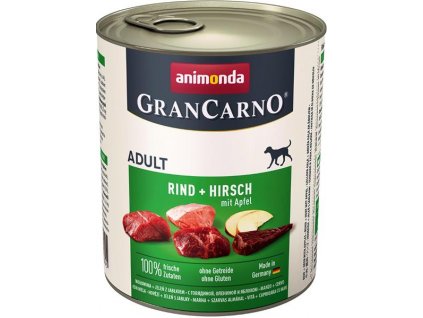 Animonda GranCarno dog konz. - jelení maso, jablka 800 g