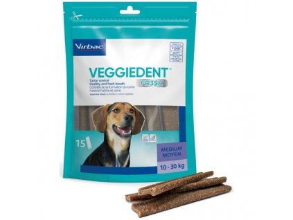 CET Veggiedent Fresh M žvýkací plátky15 ks, 350g
