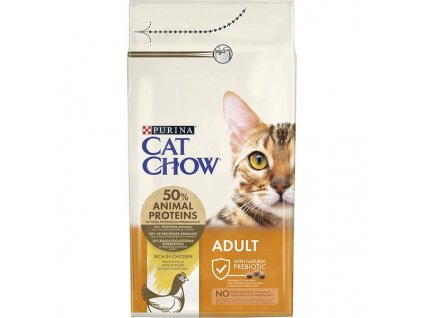 Purina Cat Chow Adult - kuře a krůta 1,5 kg