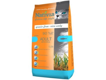 Nativia Cat Adult Active Salmon & Rice 1,5 kg