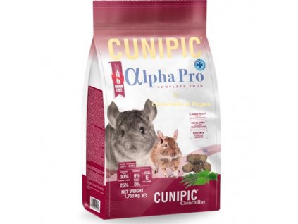 Cunipic Alpha Pro Chinchilla - činčila 1,75 kg  + 3% SLEVA Slevový kupón: extra