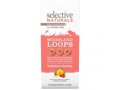 Supreme Selective Naturals snack Woodland Loops 80 g  + 3% SLEVA Slevový kupón: extra