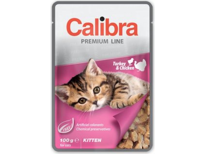 Calibra Cat kaps. Premium Kitten Turkey & Chicken100 g