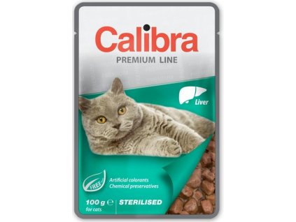 Calibra Cat kaps. Premium Sterilised Liver 100 g