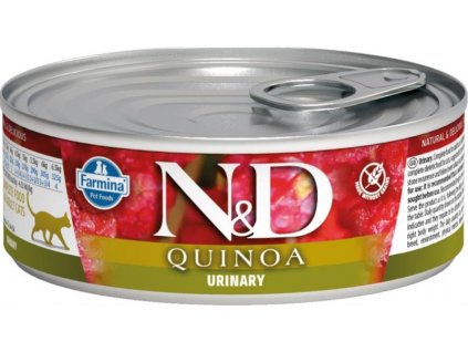 N&D QUINOA Cat konz. Urinary Duck & Cranberry 80 g