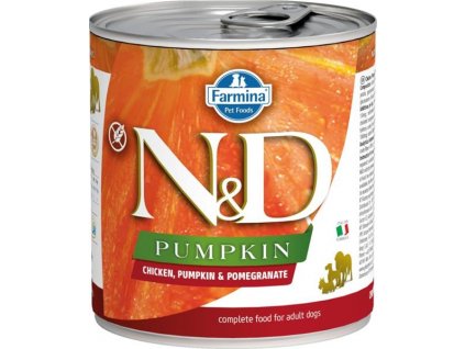 N&D PUMPKIN Dog konz. Chicken, Pumpkin & Pomegranate 285 g
