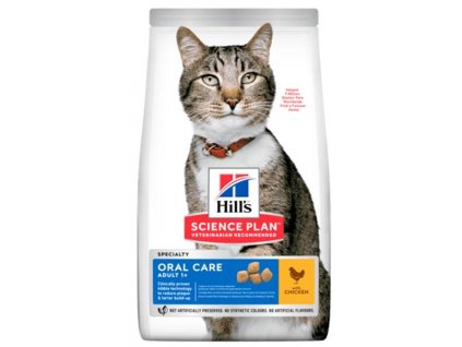 Hill's Science Plan Feline Adult Oral Care Chicken Dry 1,5 kg