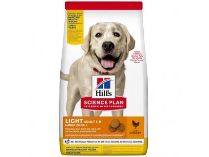 Hill's Science Plan Canine Adult Light Large Breed Chicken Dry 18 kg