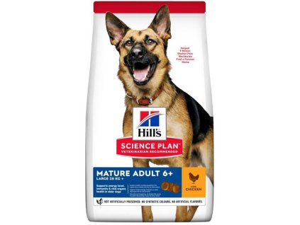 Hill's Science Plan Canine Mature 6+ Large Breed Chicken 18 kg