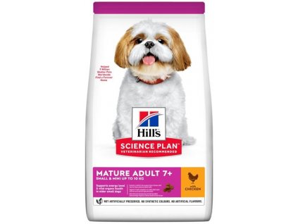 Hill's Science Plan Canine Mature Adult 7+ Small & Mini Chicken Dry 6 kg