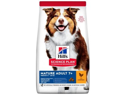 Hill's Science Plan Canine Mature 7+ Medium Chicken Dry 2,5 kg