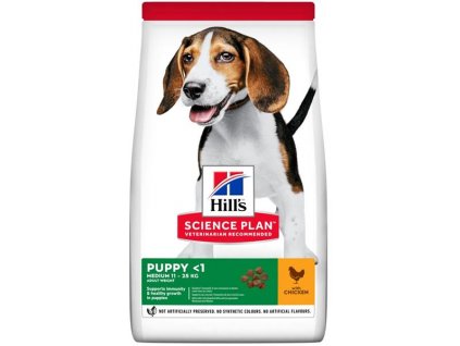 Hill's Science Plan Canine Puppy Medium Chicken Dry 18 kg
