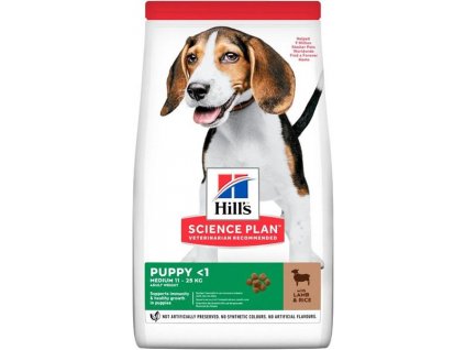 Hill's Science Plan Canine Puppy Medium Lamb & Rice Dry 14 kg