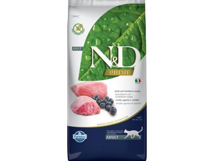 N&D PRIME Cat GRAIN FREE Adult Lamb & Blueberry 5 kg