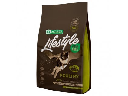 Nature's Protection Dog Dry LifeStyle GF Poultry 1,5 kg  + 3% SLEVA Slevový kupón: extra