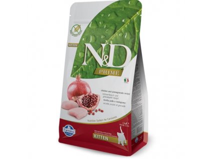 N&D PRIME Cat GRAIN FREE KITTEN Chicken & Pomegranate 10 kg