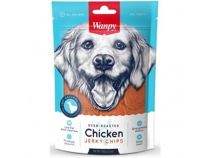 Wanpy Dog Chicken Jerky Chips 100g